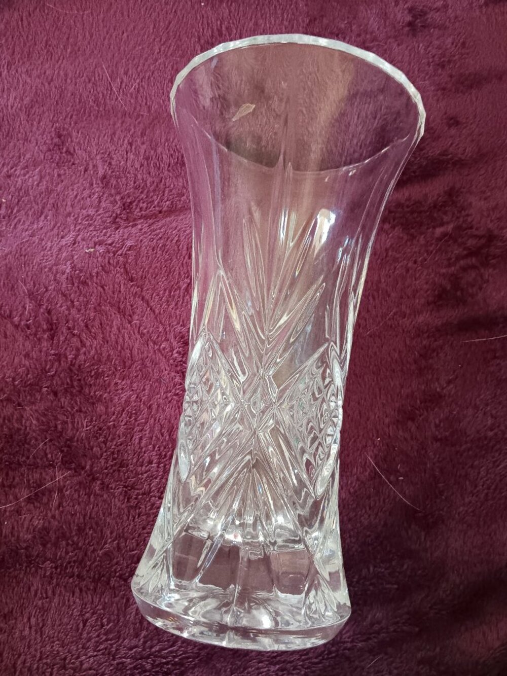 Give Those Longstem Roses a Pretty Spot - 4.15lb Lead Crystal Vase